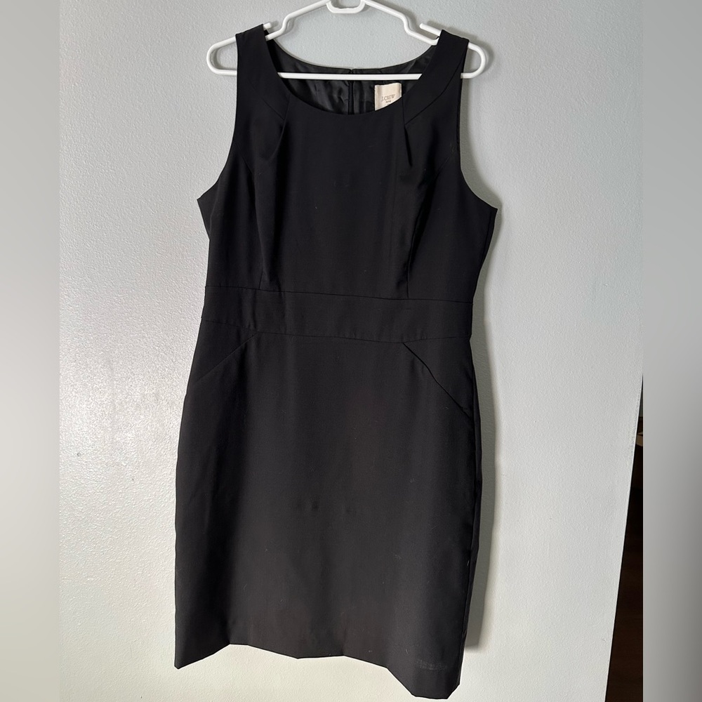JCrew Black Suiting Dress